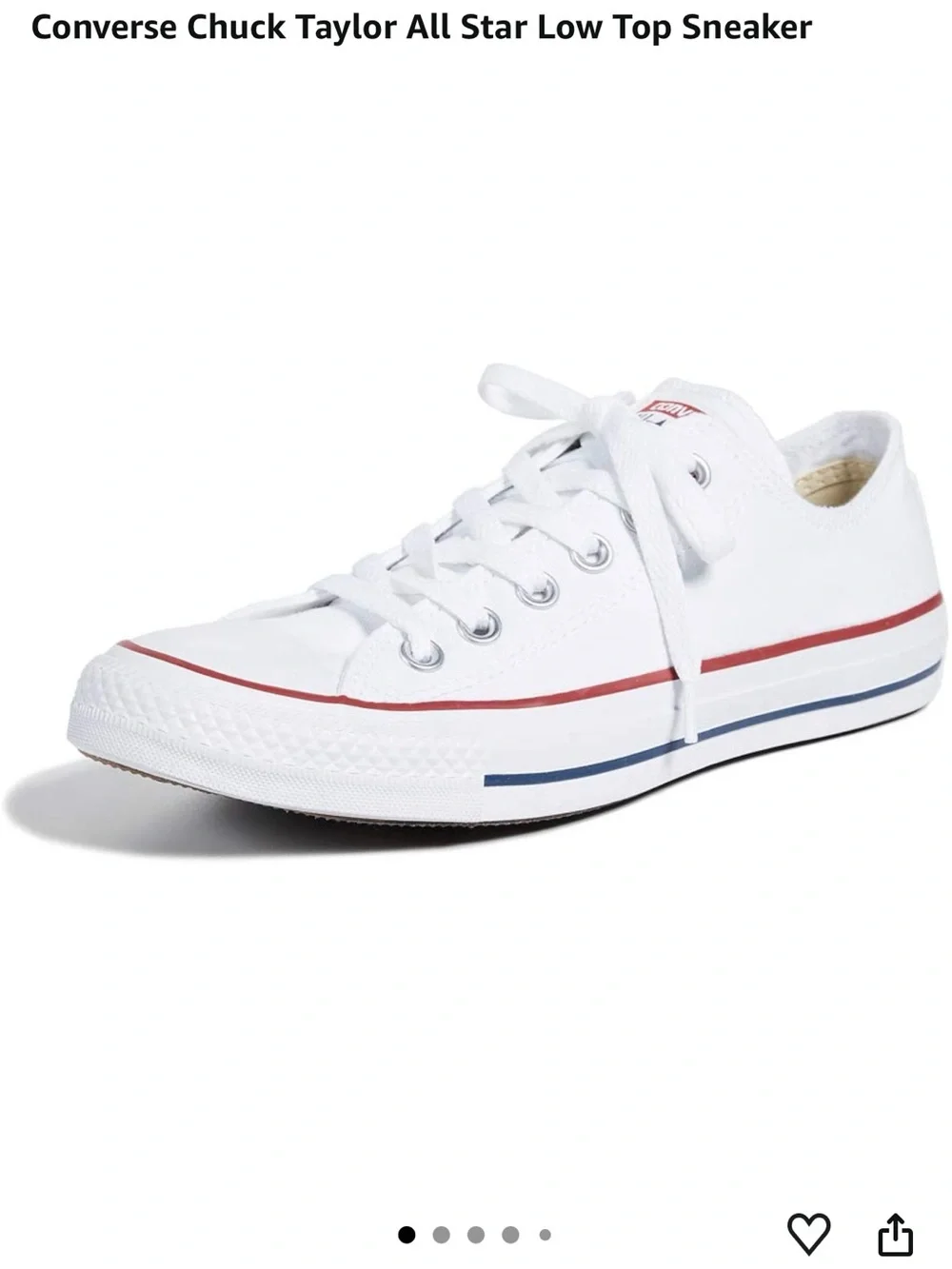 Converse Chuck Taylor All Star Low Top Sneaker | Men’s 7.5 US | Women’s 9.5 US
